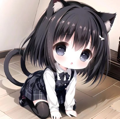 小猫女女生可爱头像  第7张