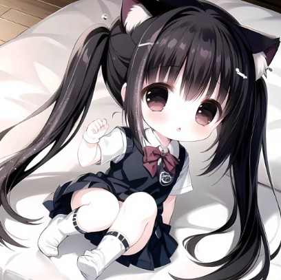 小猫女女生可爱头像  第9张