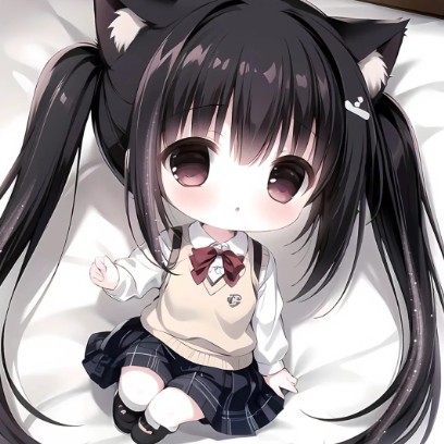 小猫女女生可爱头像  第10张
