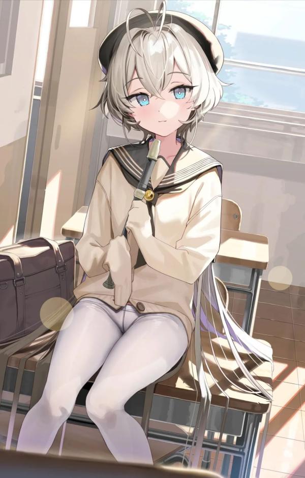 萌系白丝美少女~腿控福利  第7张