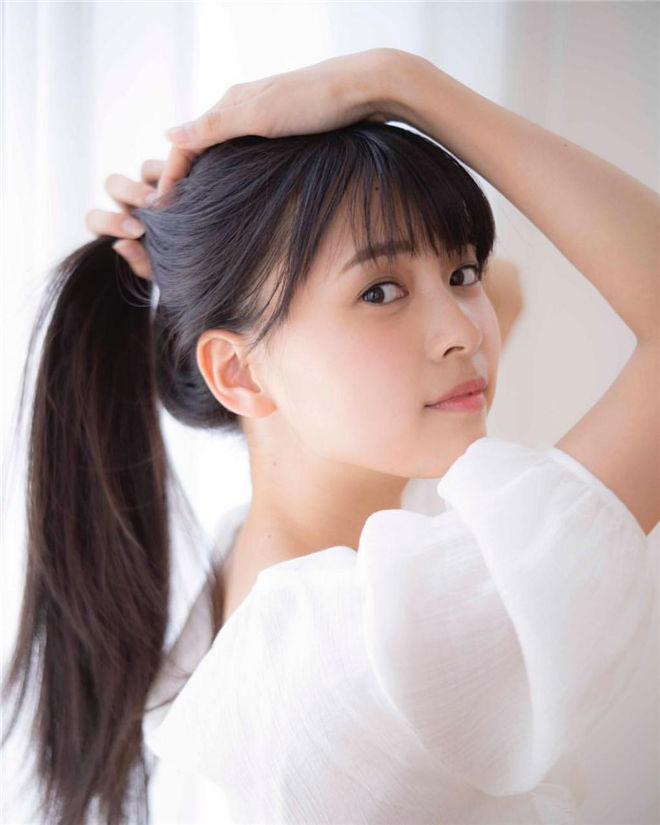 透明系空灵正妹新条由芽，清新气质宛如天使降临  第4张